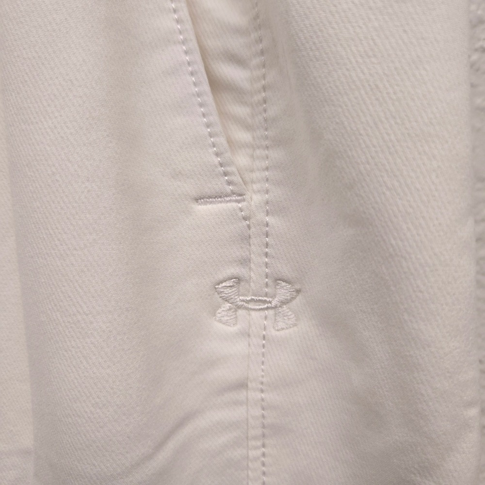Under Armour White Golf Pants Mens 34/36 Loose Fit Performance Trousers Athletic - Picture 9 of 14